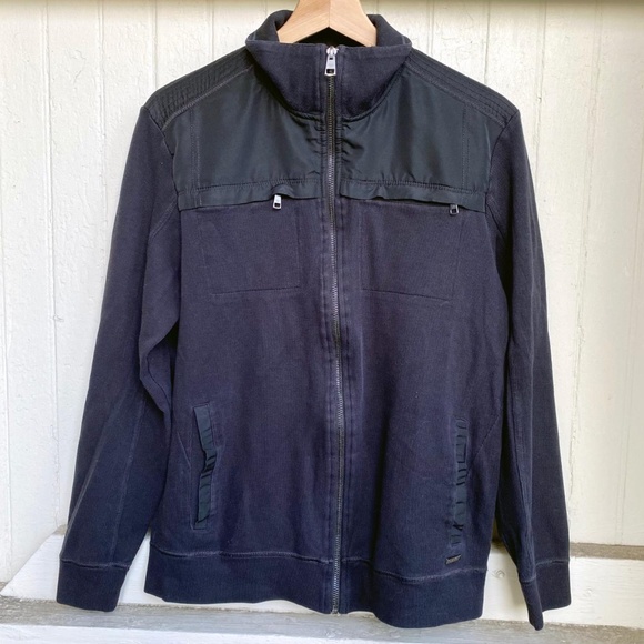 BNWOT Calvin Klein Knit Zip Up Mock Neck Sweater - Picture 1 of 3